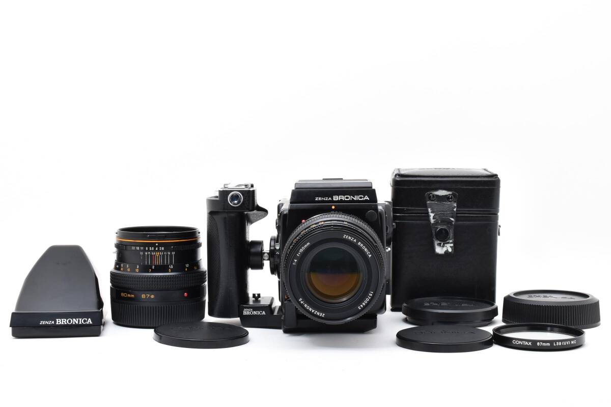 【美品】 ZENZA BRONICA ブロニカ SQ-B (Basic) PS 80mm F2.8 PS 150mm F4 Wレンズキット 【動作確認済み】 #2913872拍卖