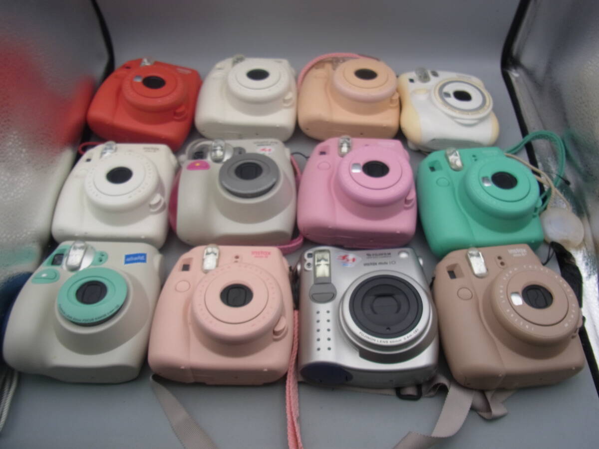 フジフィルム FUJIFILM instax cheki mini 7 8 8+ 10 25インスタントカメラ 12台まとめ 現状販売拍卖