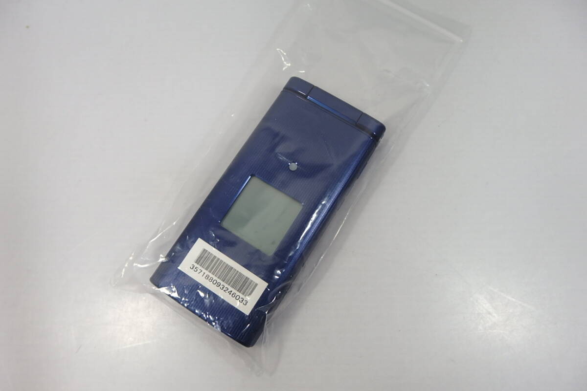 ◆未使用 au KYOCERA(京セラ) 耐衝撃・防水・防塵 かんたんケータイ 携帯電話 KYF38 ブルー らくらく携帯ホン ガラケー 利用判定〇拍卖