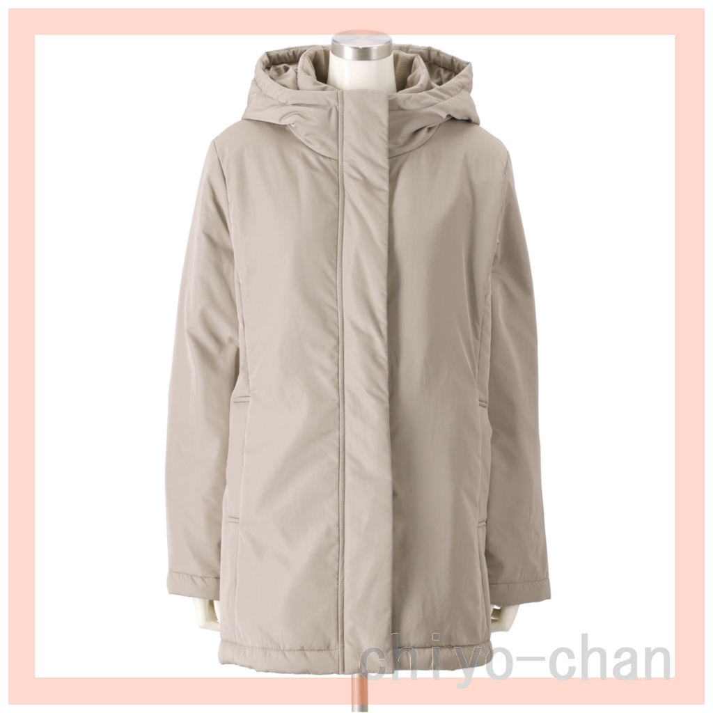 QVC-735047 186 3009 Provadorサーモシールド保温&撥水暖かインサレーションコート モカ/LL拍卖