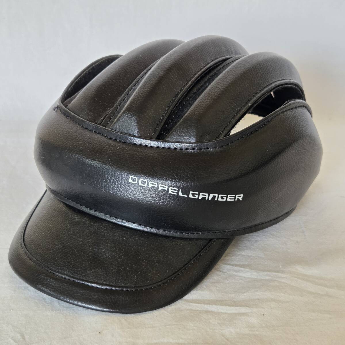 ★DOPPELGANGER ドッペルギャンガー ヘルメット ブリムカスク 黒 つば付き 自転車用 サイクル用 SG・CVマークなし拍卖