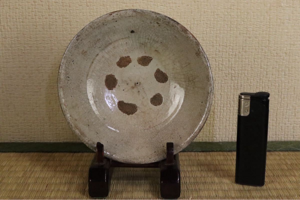 松江のうぶ品 李朝前期 井戸 平盃 皿 平茶碗拍卖
