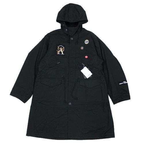 UNDERCOVER アンダーカバー 25AW Coウェザーバッジ刺繍STブロードライナーモッズCT コート 5 ブラック拍卖