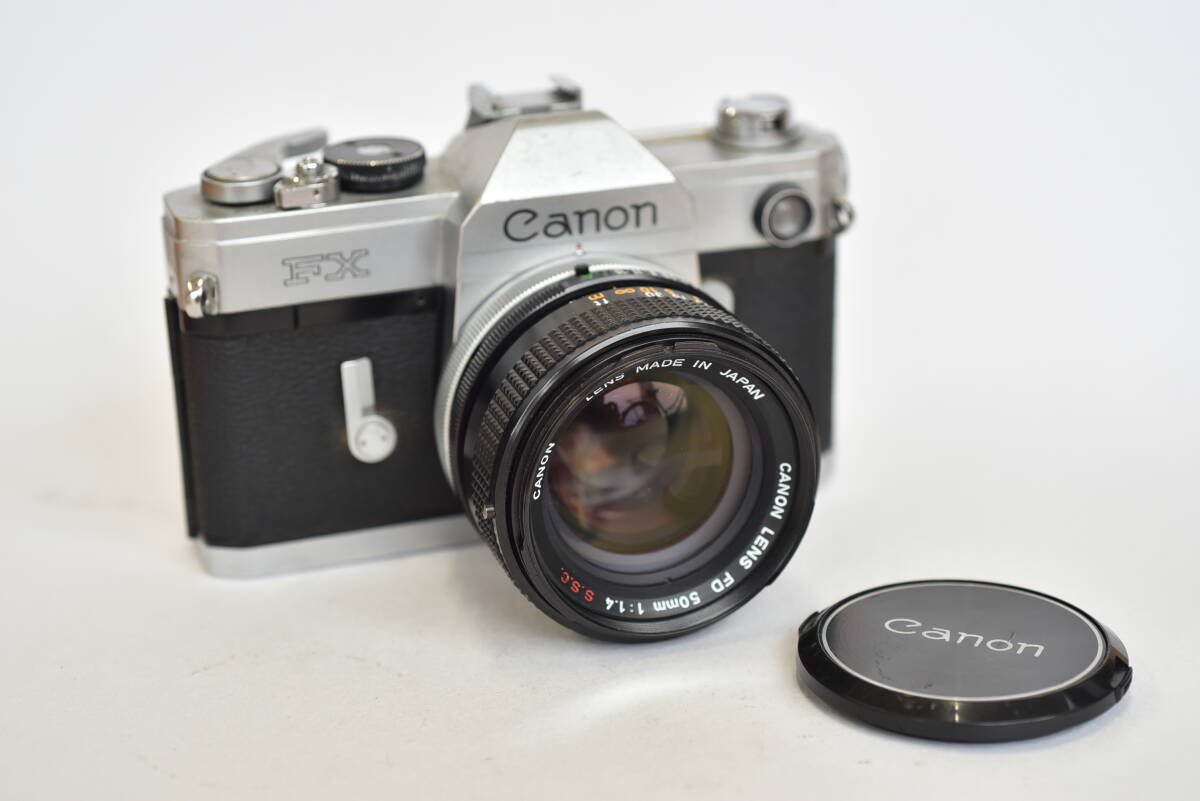 Canon FX FD50/1.4ssc付 昭和レトロなフィルムカメラ拍卖