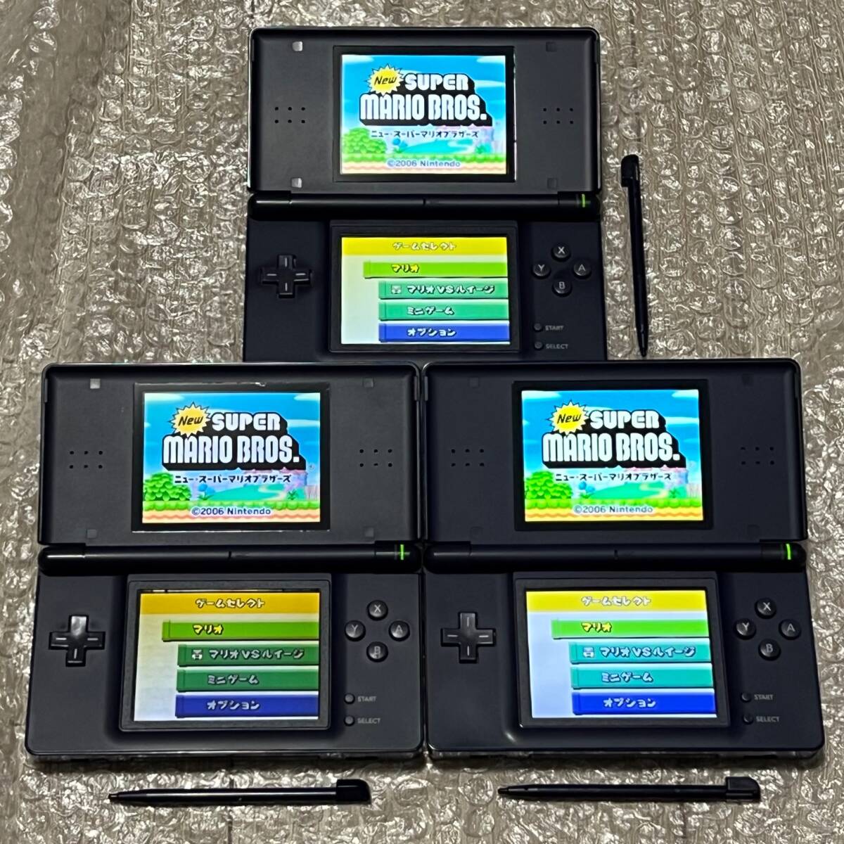 〈画面無傷2台・動作確認済み〉ニンテンドーDS Lite 本体 エナメルネイビー USG-001 3台 NINTENDO拍卖