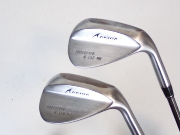 アキラ プロトタイプ H-152-MB/H-156-MB ウェッジ DIAMOND Speeder IRON 8S 52/56 2本セット拍卖