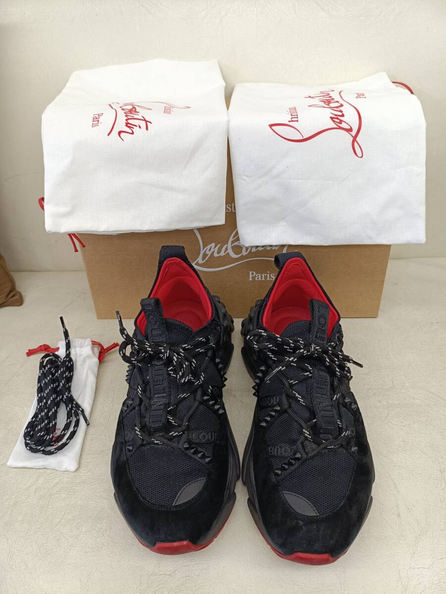 ★Christian Louboutin/クリスチャンルブタン トレイルンラン 新作スニーカー 美品★拍卖