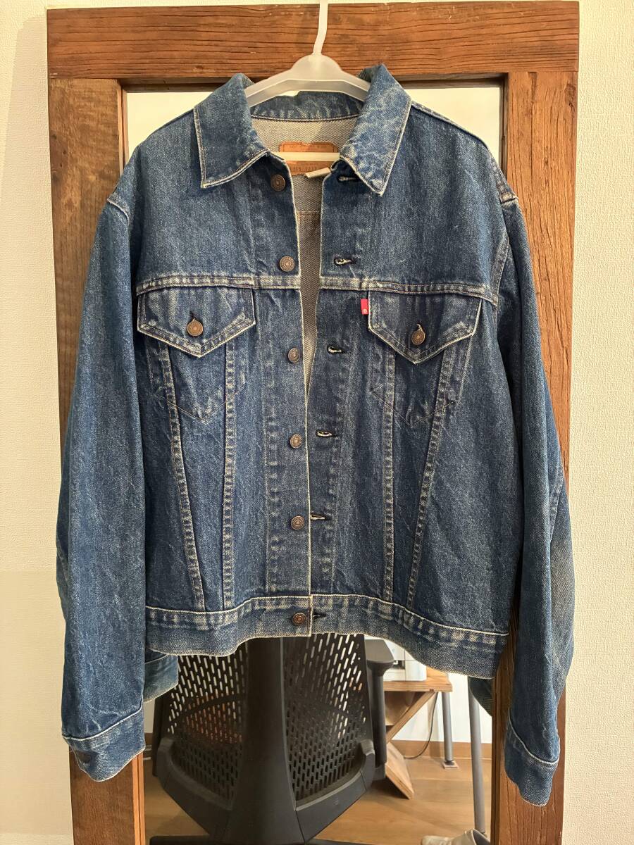 希少過渡期 リーバイス 70505 0217 デニムジャケット(サイズ42 / ボタン裏1 / ケアタグ付きサークルR)Levi's拍卖