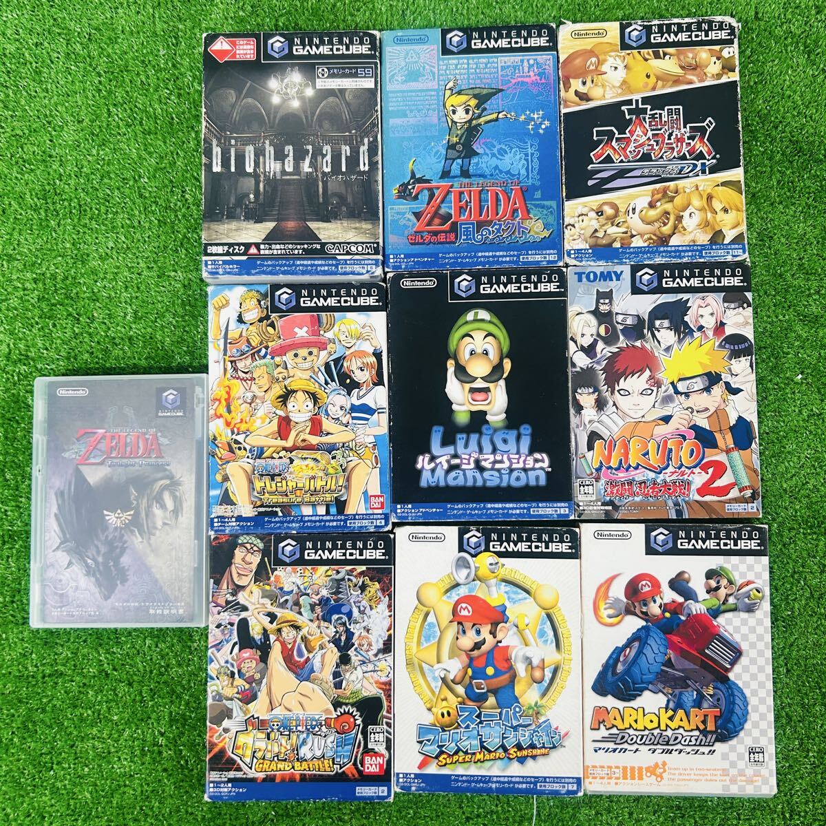 【1円〜】GAMECUBE ゲームキューブ 任天堂 ソフト 10点セット まとめて Nintendo マリオカート ZELDA ワンピース ナルト2拍卖