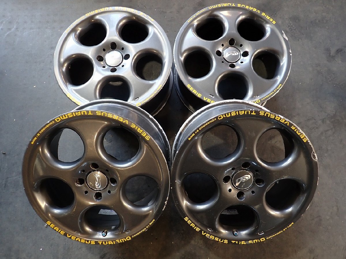 AR489【送料無料16インチ】4本 RAYS レイズ VERSUS ベルサス DOLCE ドルチェ 中古アルミホイール ★16×7J 100/4H ET42★拍卖