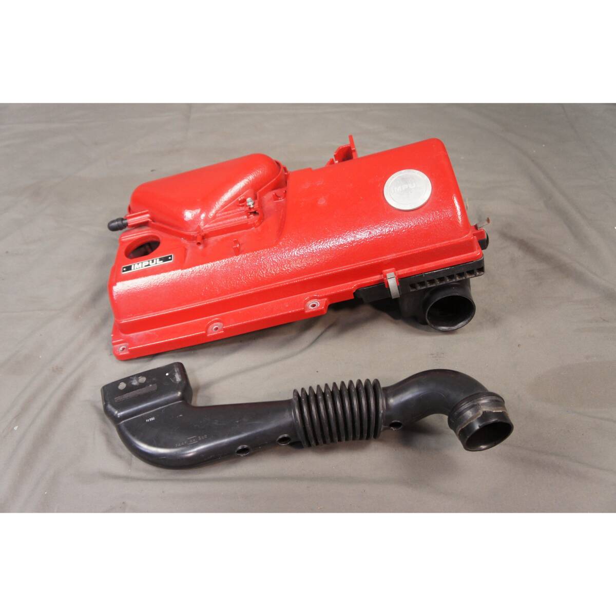 IMPUL エアクリーナーボックス レッド AK12 中期 12SR ラリー仕様 マーチ外し エアクリボックス K12 @21335s拍卖