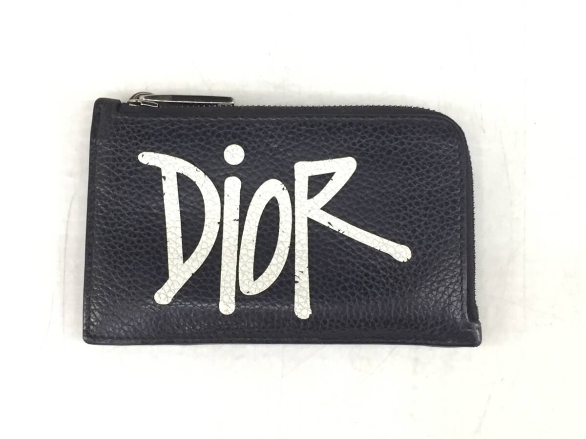 Dior × Shawn Stussy ジップ コイン・カードケース / ディオール × ショーン・ステューシー 財布拍卖