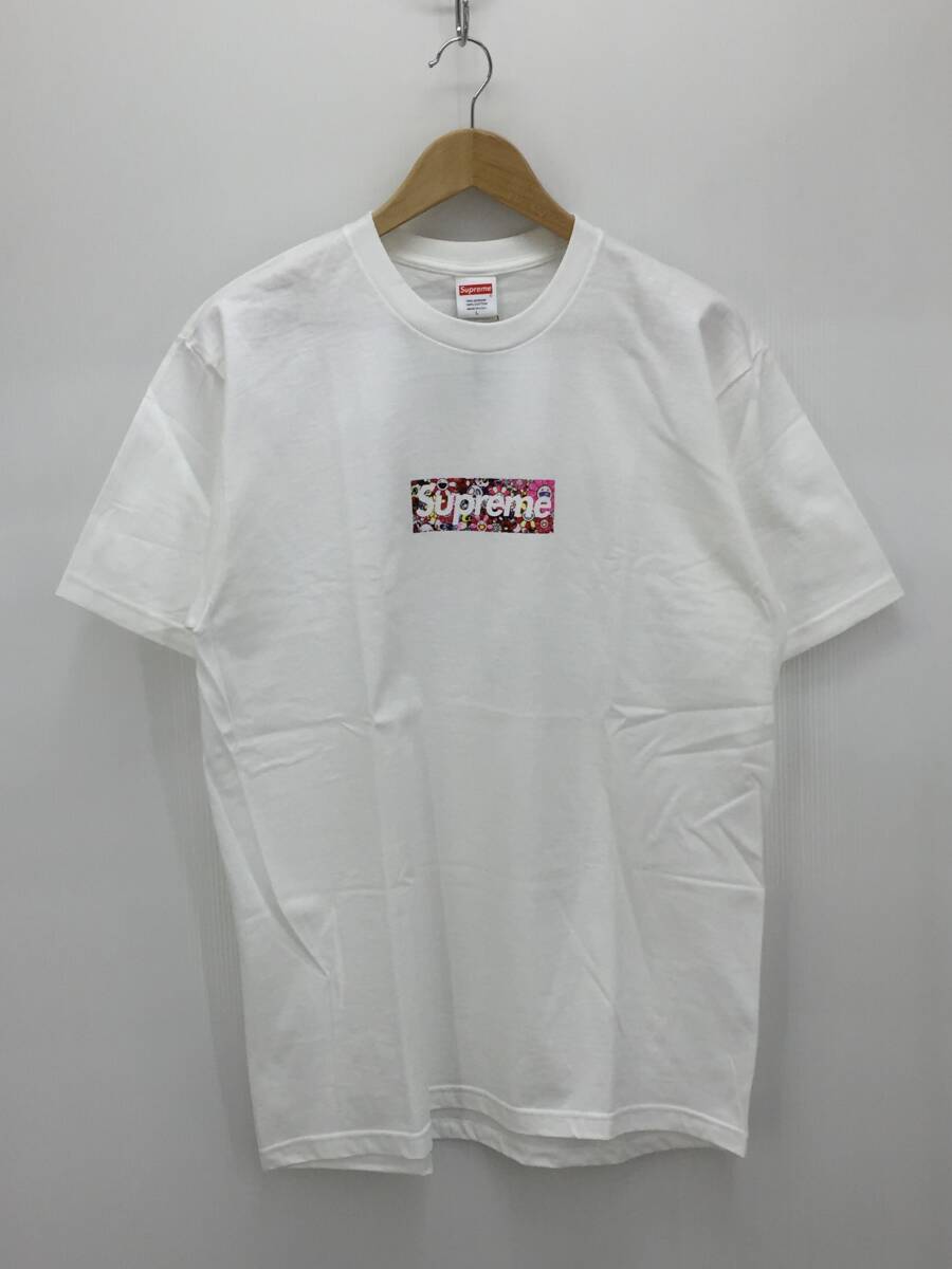 Supreme 20SS Takashi Murakami COVID-19 Relief Box Logo Tee White / サイズL / シュプリーム 村上隆 ボックスロゴ Tシャツ拍卖