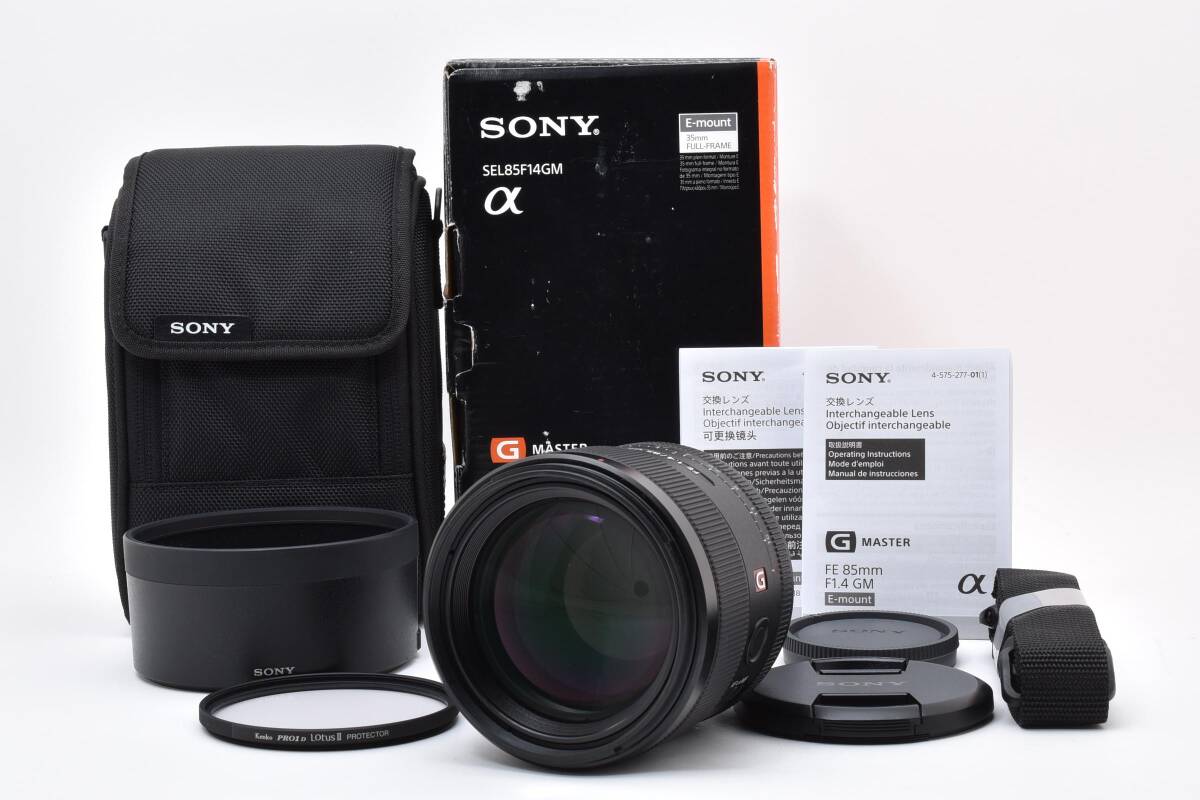 【超美品】SONY FE 85mm F/1.4 GM G Master SEL85F14GM E-mount ソニー Eマウント レンズ #48拍卖