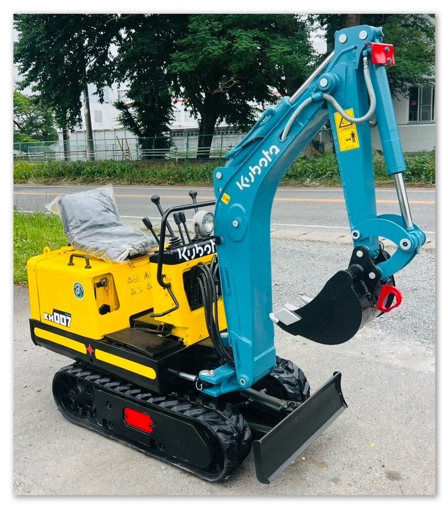 クボタ KH 007 KUBOTA ● 油圧ショベル ミニユンボ ● 811 時間● 新品 ゴムクローラー ●即決落札の場合は200KMまで無料●栃木県拍卖