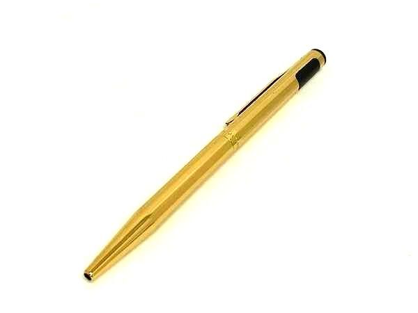 ■美品■ SHEAFFER シェーファー ツイスト式 ボールペン 筆記用具 文房具 ステーショナリー メンズ レディース ゴールド系 DN1625拍卖