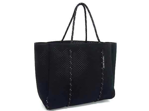 1円 ■美品■ STATE OF ESCAPE ステートオブエスケープ ナイロン ポーチ付き トートバッグ ショルダー 肩掛け ブラック系 BU0745拍卖