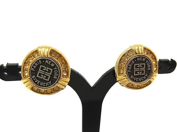 1円 ■美品■ GIVENCHY ジバンシィ ヴィンテージ クリップ式 イヤリング アクセサリー レディース ゴールド系 BU0504拍卖