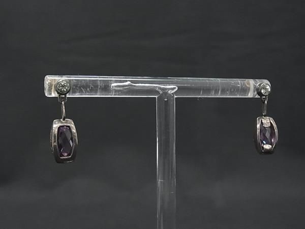 1円 MISTY COLLECTION ミスティコレクション SV925×K18 ビジュー ピアス アクセサリー レディース シルバー系 DB4820拍卖