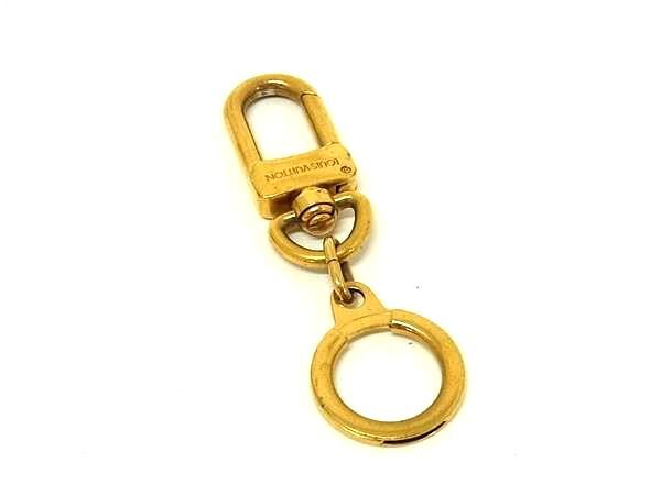 1円 LOUIS VUITTON ルイヴィトン M62694 アノクレ キーリング キーホルダー バッグチャーム レディース メンズ ゴールド系 BU0383拍卖