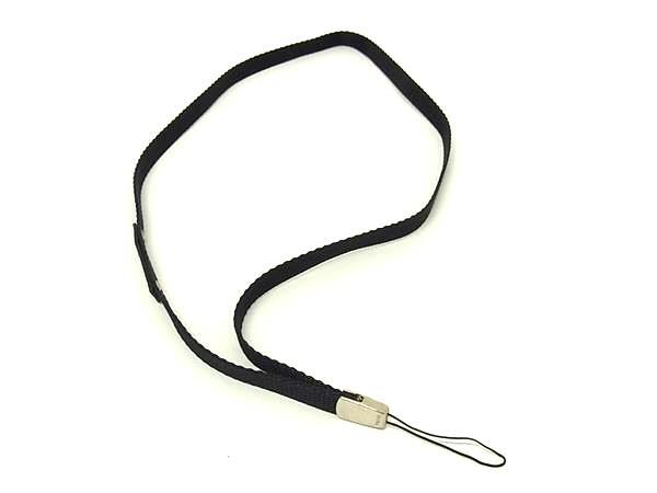 1円 ■美品■ PRADA プラダ キャンバス 携帯ストラップ キーホルダー バッグチャーム メンズ レディース ブラック系 BU0449拍卖