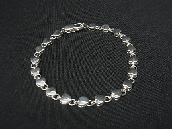 1円 ■美品■ TIFFANY&Co ティファニー パフハート SV925 ブレスレット アクセサリー レディース シルバー系 HB1707拍卖