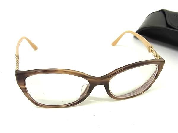 1円 ■美品■ BVLGARI ブルガリブルガリ 4109-F 5240 度入り メガネ めがね 眼鏡 レディース ブラウン系 FX8636拍卖