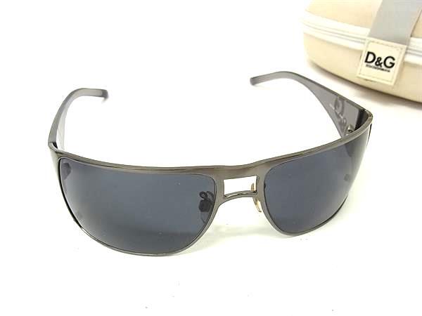 1円 ■美品■ DOLCE&GABBANA ドルチェ&ガッバーナ D&G6009 サングラス メガネ 眼鏡 レディース メンズ シルバー系 FX8638拍卖
