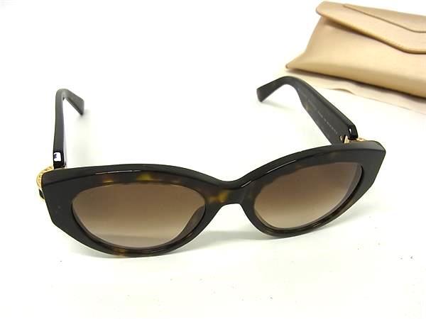 1円 ■極美品■ BVLGARI ブルガリ B ZERO1 BV400461 52F べっ甲調 サングラス メガネ 眼鏡 レディース ブラウン系 FX8501拍卖