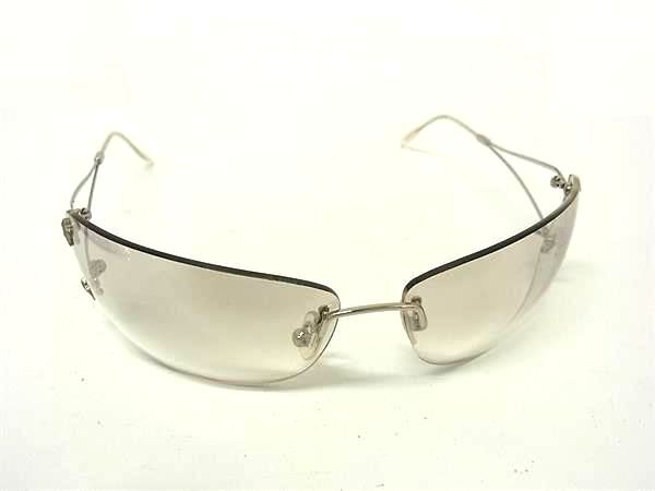 1円 ■極美品■ VERSACE ヴェルサーチ メデューサ サングラス メガネ 眼鏡 レディース メンズ シルバー系 FX8545拍卖