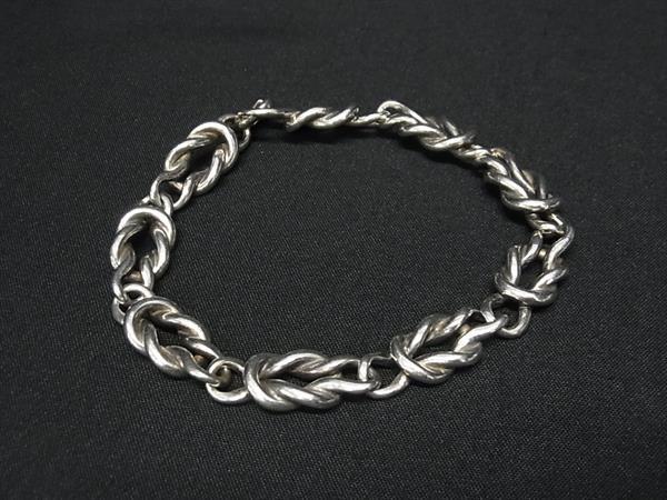 1円 GUCCI グッチ SV925 ブレスレット アクセサリー メンズ レディース シルバー系 FQ8180拍卖