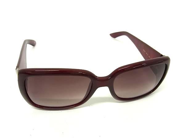 1円 ■美品■ FENDI フェンディ FS5197 ズッカ柄 サングラス メガネ 眼鏡 レディース ボルドー系 FX8514拍卖