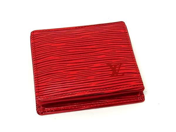 1円 ■極美品■ LOUIS VUITTON ルイヴィトン M63697 エピ ポルトモネ ボワット コインケース 小銭入れ カスティリアンレッド BU0947拍卖