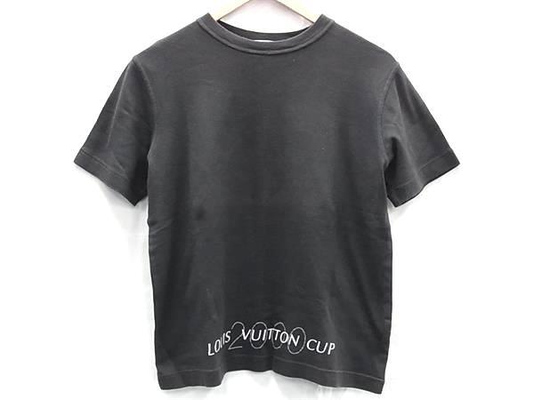 1円 LOUIS VUITTON ルイヴィトン ルイヴィトンカップ2000 コットン100% 半袖 Tシャツ トップス 表記サイズ M 洋服 ブラック系 FX8332拍卖