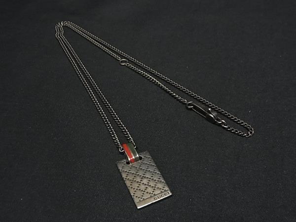 1円 GUCCI グッチ ディアマンテ ネックレス ペンダント アクセサリー メンズ レディース シルバー系 BV0183拍卖
