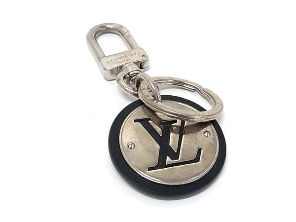 1円 LOUIS VUITTON ルイヴィトン M00741 LVサークル キーリング キーホルダー バッグチャーム メンズ シルバー系 BT6011拍卖