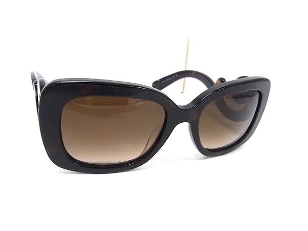 1円 ■極美品■ PRADA プラダ SPR27O-A べっ甲調 サングラス メガネ 眼鏡 レディース メンズ ブラウン系 FQ8760拍卖