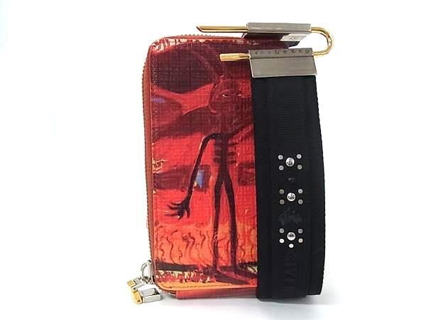 1円 ■美品■ GIVENCHY ジバンシィ レザー ショルダーバッグ スマホショルダー クロスボディ 斜め掛け レッド系 FQ8160拍卖