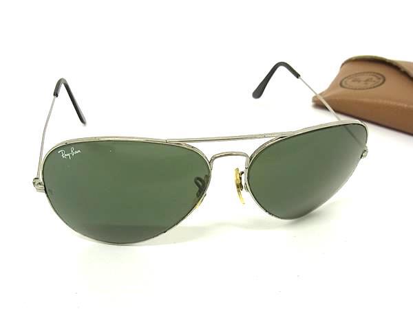 1円 Ray-Ban レイバン B&L ヴィンテージ USA アビエーター サングラス メガネ 眼鏡 メンズ シルバー系 GC1960拍卖