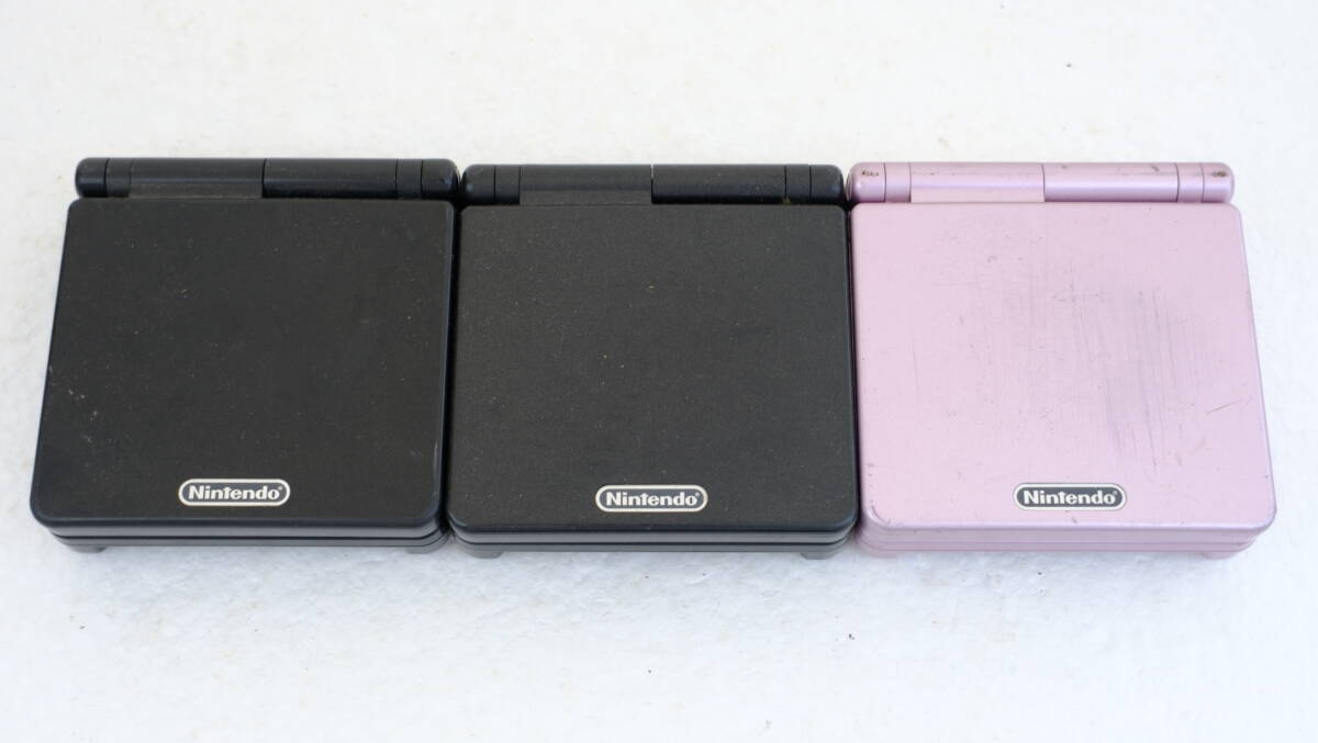 ニンテンドーゲームボーイアドバンスSP本体 AGS-001 まとめて3個セット拍卖