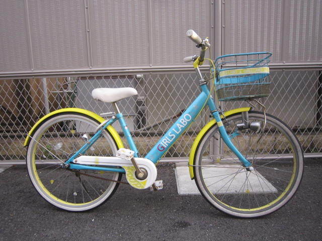 中古自転車 ベースアサヒ製 LEDライト ファションサイクル22インチ拍卖