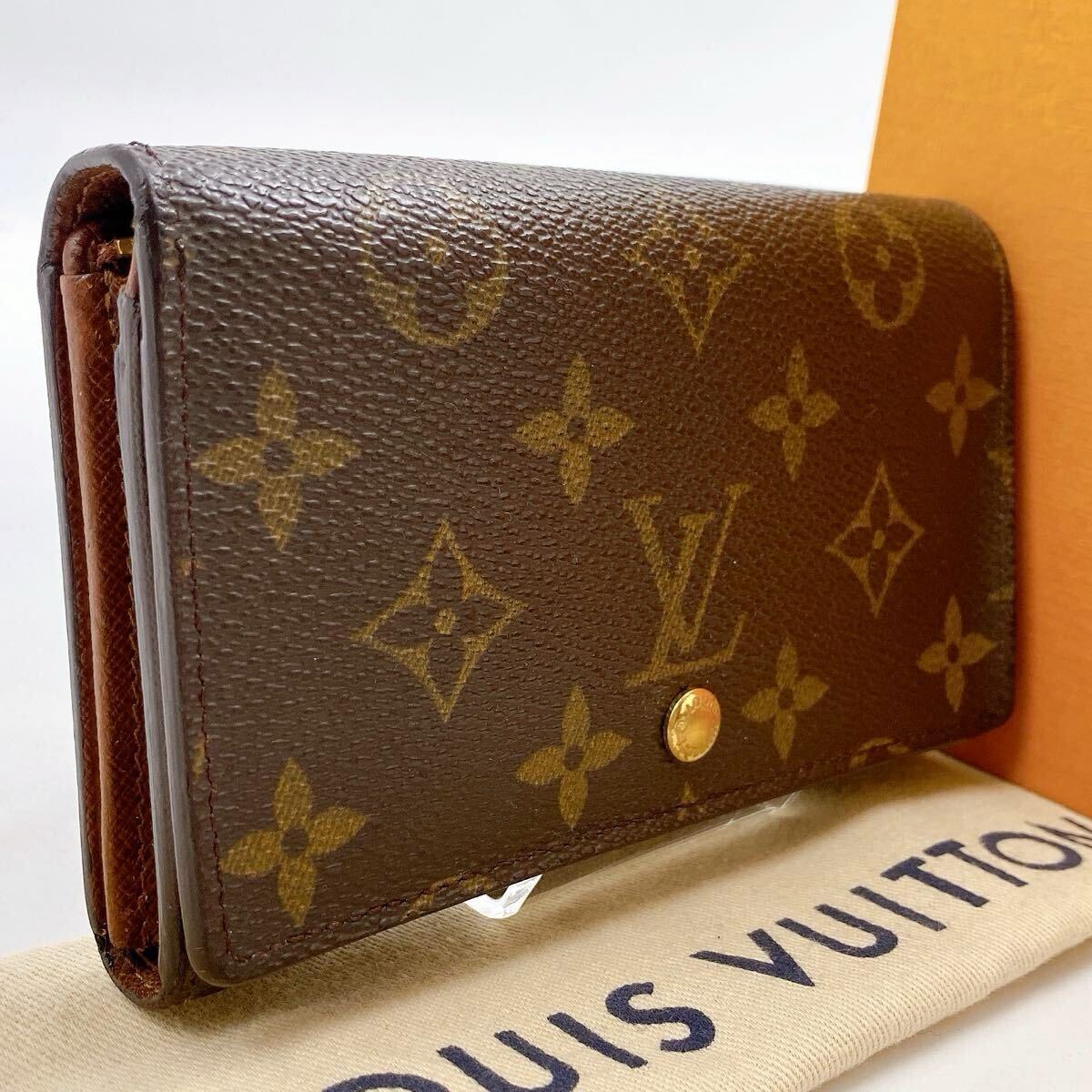 【極美品】LOUIS VUITTON ルイヴィトン モノグラム ポルトモネ ビエ トレゾール L字ファスナー 二つ折り財布 ユニセックス 294拍卖