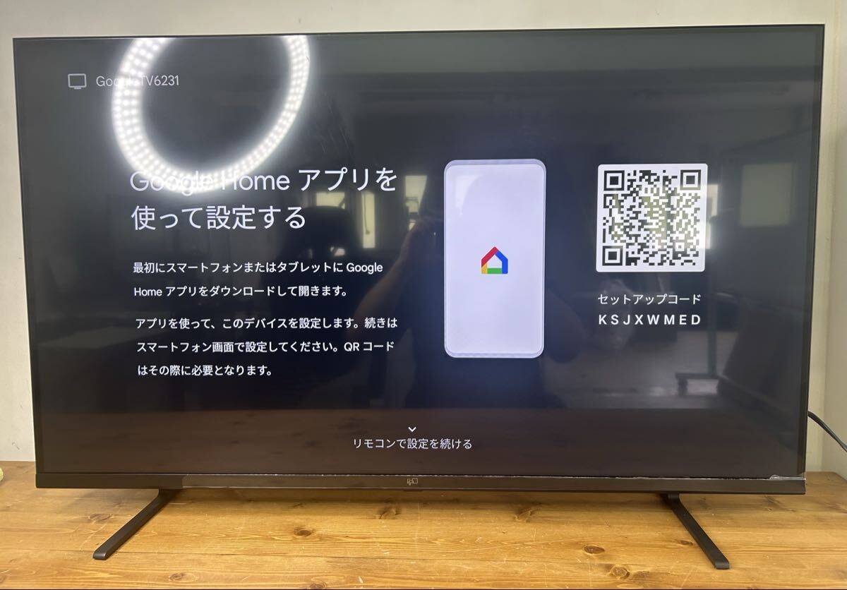 T29 FPD 43V型 4K チューナーレス Google TV CG43-C2 2025年製 スマートテレビ Google Homeアプリ対応 動作品/初期化済 リモコン付拍卖