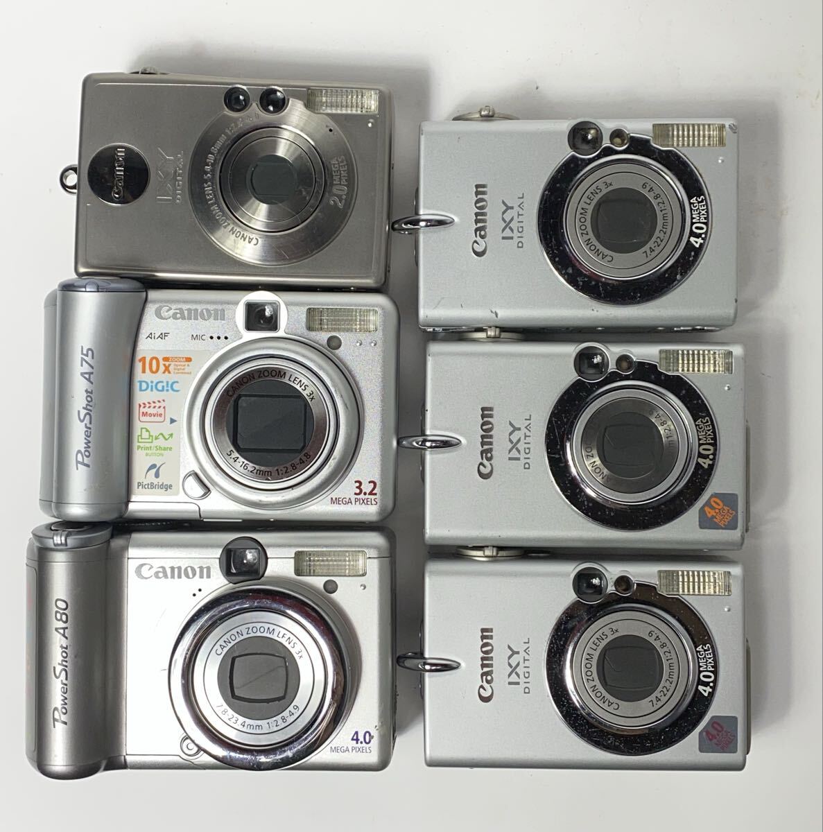 Canon IXY Digital PowerShot 6台 まとめて キャノン デジタルカメラ デジカメ ジャンク拍卖