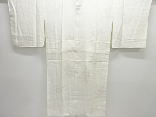 ys7804096; 宗sou 流水に草花模様織り出し単衣長襦袢【着】拍卖