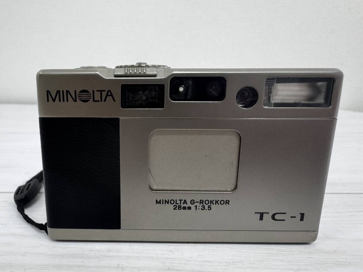 希少 美品 MINOLTA ミノルタ TC-1 小型の高級コンパクトフィルムカメラ フィルムカメラ拍卖
