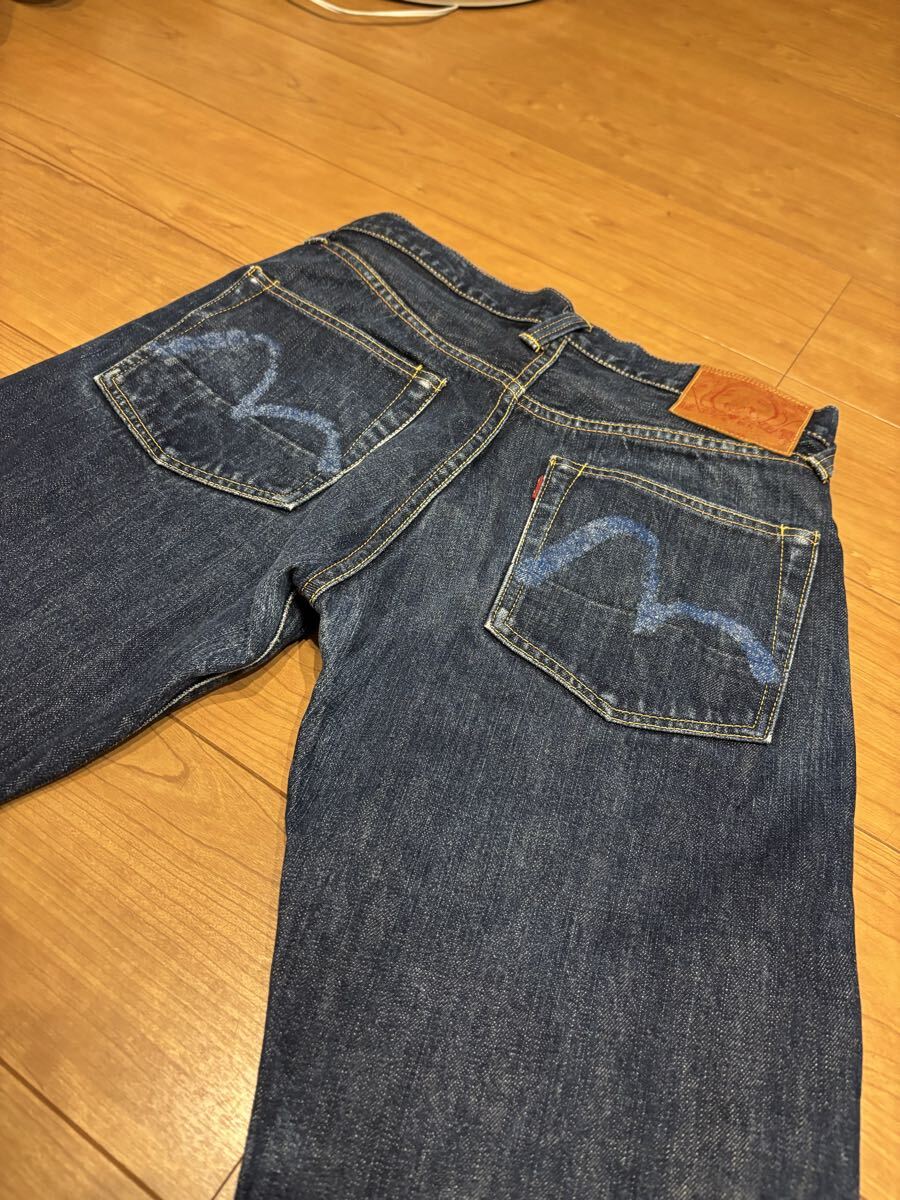 エヴィス EVISU No.2? ブルーカモメ 31 チェーンステッチ セルビッジ青耳拍卖