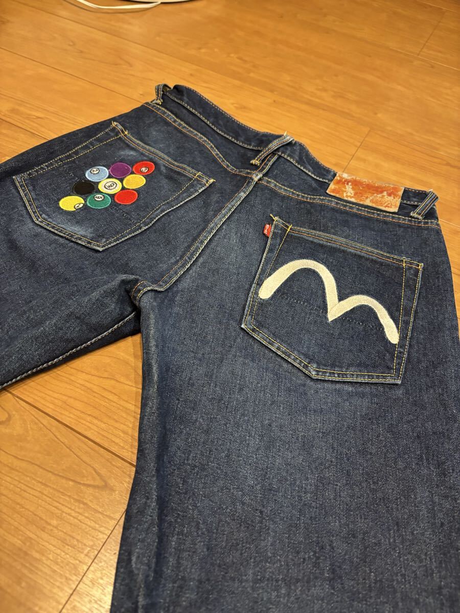 エヴィス EVISU HERITAGE 刺繍ビリヤード 白カモメ 34拍卖