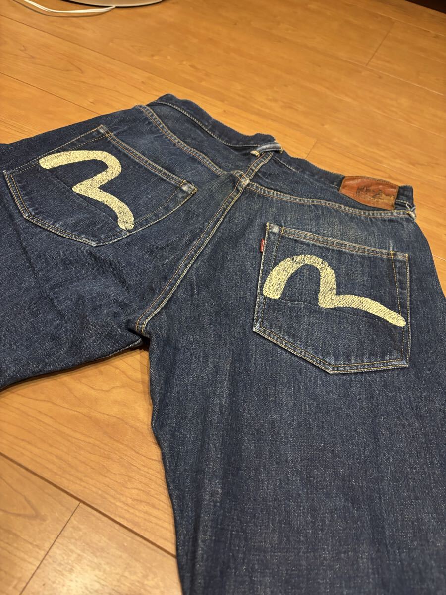 エヴィス EVISU No.2 lot.2001 36x35 セルビッジ赤耳 白カモメ拍卖