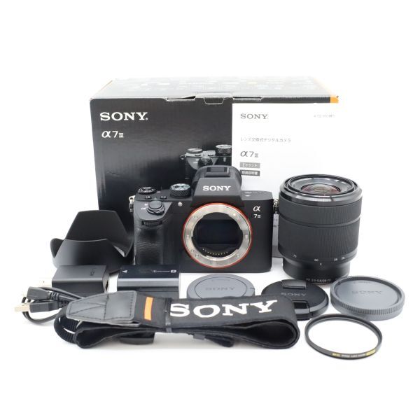 SONY (ソニー) α7III ズームレンズキット 元箱 ショット数2,890回 ■ほぼ新品■ #67003拍卖
